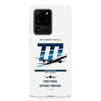 Thumbnail for Boeing 777-300ER design on samsung case - white