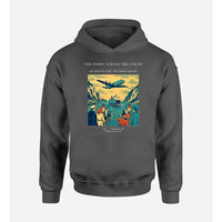 Thumbnail for VINTAGE G4478 - The Ferry Across The Strait - Premium Hoodie design on darkgray premium