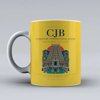 Thumbnail for Coimbatore International Airport CJB Mug - Yellow