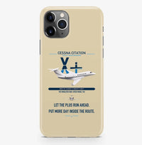 Thumbnail for Cessna Citation X+ design on beige magsafe iphone case, for iPhone Pro Max