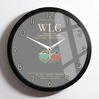 Thumbnail for Wellington International Airport WLG Wall-Clock Framed - Gray
