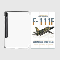 Thumbnail for F-111F Aardvark design on white samsung tablet tablet case
