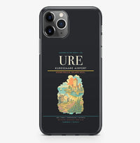 Thumbnail for Kuressaare Airport (URE) design on black iPhone 16 Pro MagSafe case