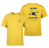 Thumbnail for DJI FPV design on yellow t shirt