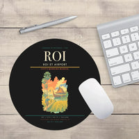 Thumbnail for Roi Et Airport (ROI) design on black round mouse pad