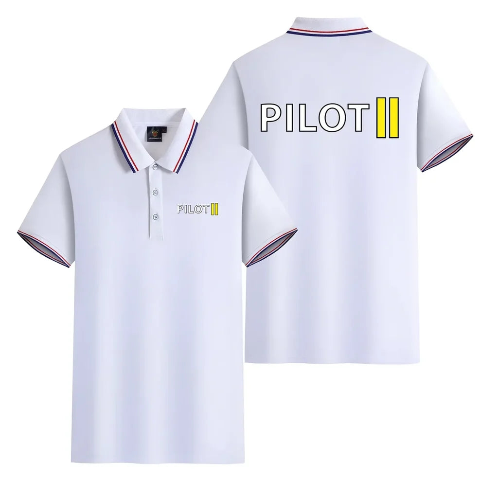 Customisable Pilot & Stripes Polo Shirt - view 18