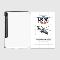 Thumbnail for Airbus H225 design on white samsung tablet tablet case