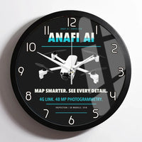 Thumbnail for Parrot ANAFI Ai design on black framed wall clock