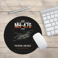 Thumbnail for Boeing MH-47G Chinook design on black round mouse pad