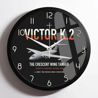 Thumbnail for Handley Page Victor K.2 design on black framed wall clock
