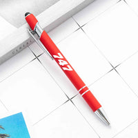 Thumbnail for Boeing 747 Flat Text touch pen - red