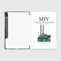 Thumbnail for Shreveport Regional Airport (SHV) design on white samsung tablet tablet case