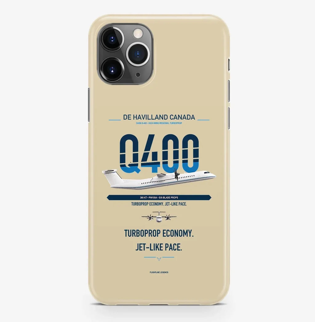 Dash 8-400 Case ProMax design on beige iphone case promax