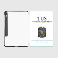 Thumbnail for Tucson International Airport (TUS) design on white samsung tablet tablet case