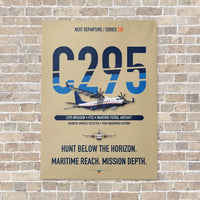 Thumbnail for Airbus C295 MPA/ASW vertical canvas print - no frame - beige background