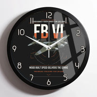 Thumbnail for de Havilland Mosquito FB VI design on black framed wall clock