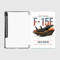Thumbnail for F-15E Strike Eagle design on white samsung tablet tablet case
