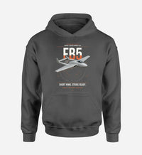 Thumbnail for de Havilland Vampire FB5 design on dark gray double-side hoodie, single-side print