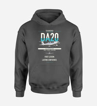 Thumbnail for Diamond DA20 design on dark gray double-side hoodie, single-side print
