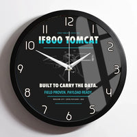 Thumbnail for Inspired Flight IF800 Tomcat design on black framed wall clock