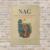 Thumbnail for Dr. Babasaheb Ambedkar International Airport NAG — Nagpur vertical canvas print - no frame - beige background