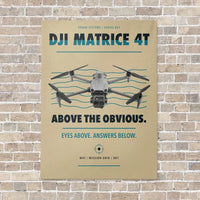 Thumbnail for DJI Matrice 4T vertical canvas print - no frame - beige background