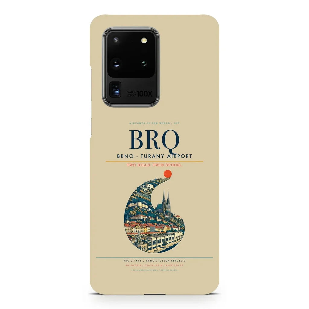 Brno - Turany Airport BRQ Samsung Case - Beige