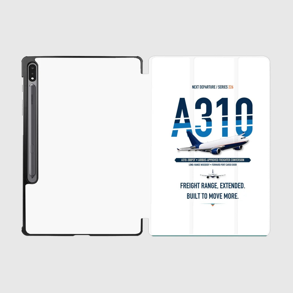 Airbus A310-300P2F design on white samsung tablet tablet case