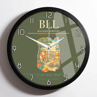 Thumbnail for Billund Airport BLL Wall-Clock Framed - Green Army