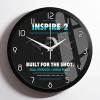 Thumbnail for DJI Inspire 2 design on black framed wall clock
