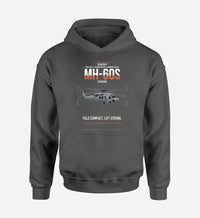 Thumbnail for Sikorsky MH-60S Seahawk design on dark gray double-side hoodie, single-side print