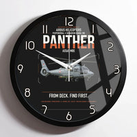 Thumbnail for Airbus Helicopters AS565 MBe Panther design on black framed wall clock