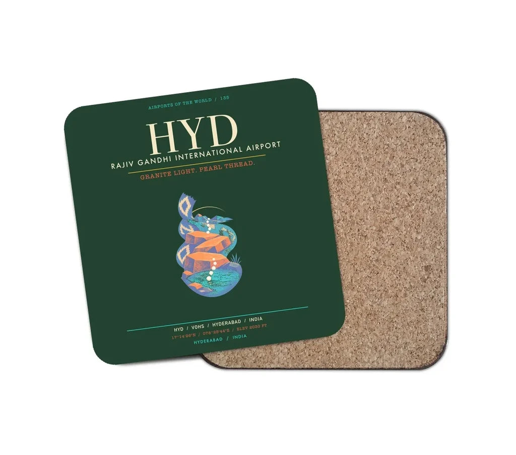 Rajiv Gandhi International Airport Hyderabad HYD - Deccan Stepwell Pearl Current - Dark Green