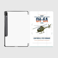 Thumbnail for Hughes OH-6A Cayuse design on white samsung tablet tablet case