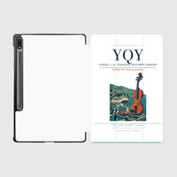 Thumbnail for Sydney–J.A. Douglas McCurdy Airport (YQY) design on white samsung tablet tablet case