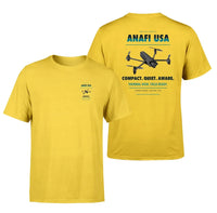 Thumbnail for Parrot ANAFI USA design on yellow t shirt