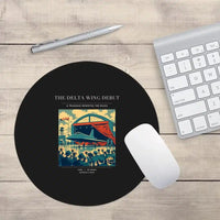 Thumbnail for VINTAGE G4460 - The Delta Wing Debut - Designed Mouse Pads design on black round