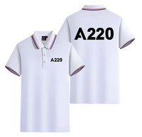 Thumbnail for Customisable Airbus A220 Polo Shirt - view 18
