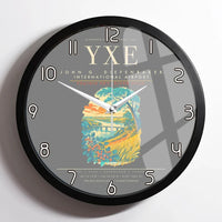 Thumbnail for Saskatoon John G. Diefenbaker International Airport YXE Wall-Clock Framed - Gray