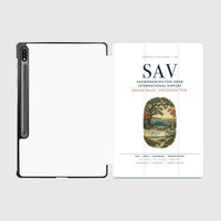 Thumbnail for Savannah-Hilton Head International Airport (SAV) design on white samsung tablet tablet case