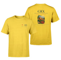 Thumbnail for Federico García Lorca Granada-Jaén Airport (GRX) design printed on yellow double-side t-shirt