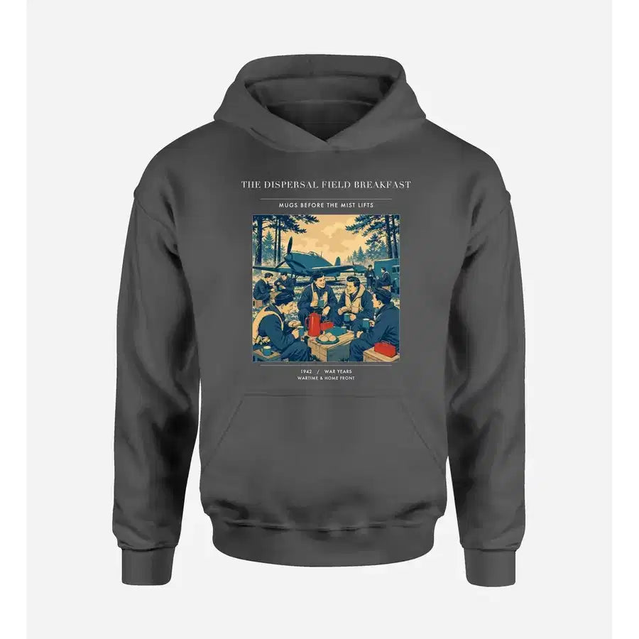 VINTAGE G4511 - The Dispersal Field Breakfast - Premium Hoodie design on darkgray premium