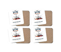 Thumbnail for Airbus H175 design on white 4 pieces set coaster