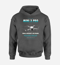 Thumbnail for DJI Mini 3 Pro design on dark gray hoodie single side