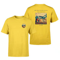 Thumbnail for VINTAGE G4450 - The Prop Wash Leaves - Double-Side T-Shirt design on yellow double side t shirt