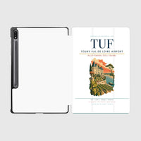 Thumbnail for Tours Val de Loire Airport (TUF) design on white samsung tablet tablet case