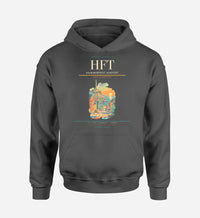 Thumbnail for Hammerfest Airport (HFT) design on dark gray hoodie single-side print