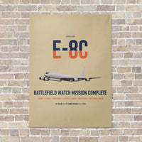 Thumbnail for E-8C Joint STARS vertical canvas print - no frame - beige background