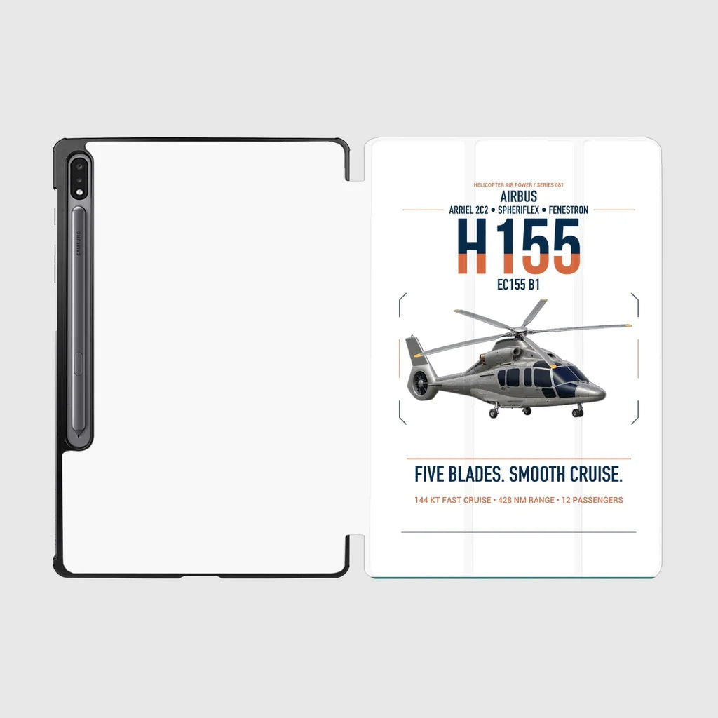 Airbus H155 EC155 B1 design on white samsung tablet tablet case