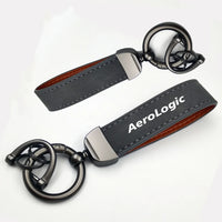 Thumbnail for Aerologic Airlines Horseshoe Buckle key chain in gray